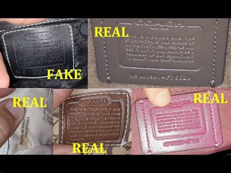 coach fake vs real bag|check serial number coach bag.